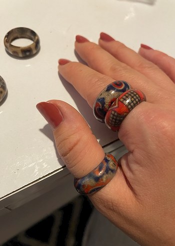 Bohem Desenli Kadın Yüzükler - Görsel 3