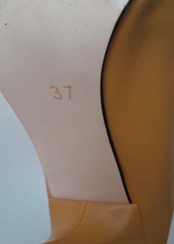 37 Beden sarı Renk hardal Sarı Stiletto Kadın Ayakkabı