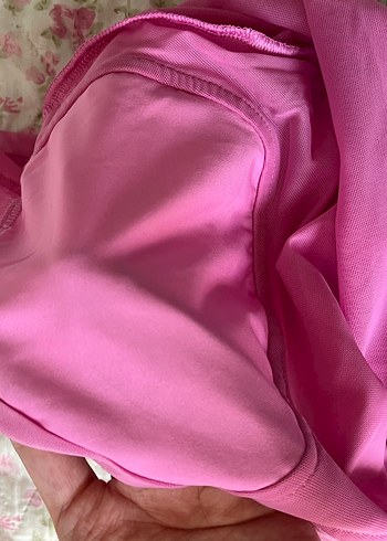 Diğer Pembe V Yaka Drapeli Kadın Bluz Fairycore Barbie