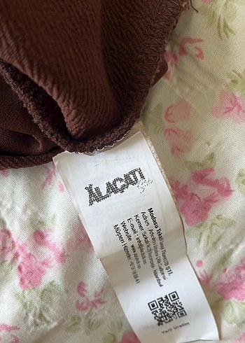 m Beden kahverengi Renk Kahverengi Keten Düğmeli V Yaka Yelek