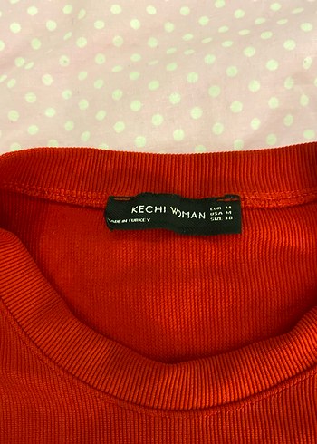 Kısa Kırmızı Kadın Bağlamalı
 Crop Top - Görsel 3