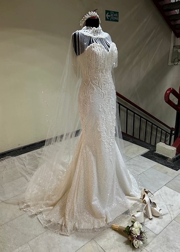 Özel tasarım balık gelinlik - Görsel 4