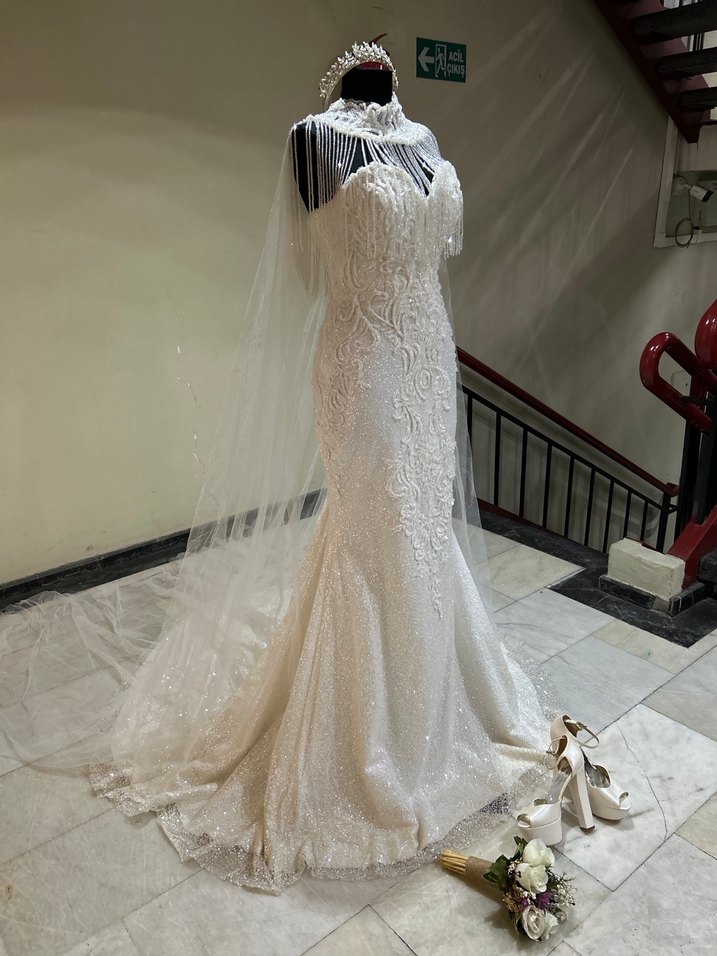 Özel tasarım balık gelinlik - Görsel 4