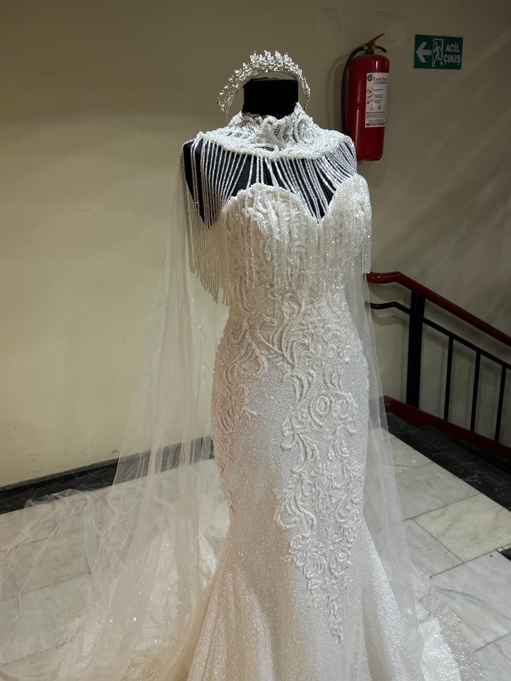 Özel tasarım balık gelinlik - Görsel 3