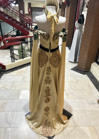 Muhteşem kına kıyafeti kaftan - Görsel 5