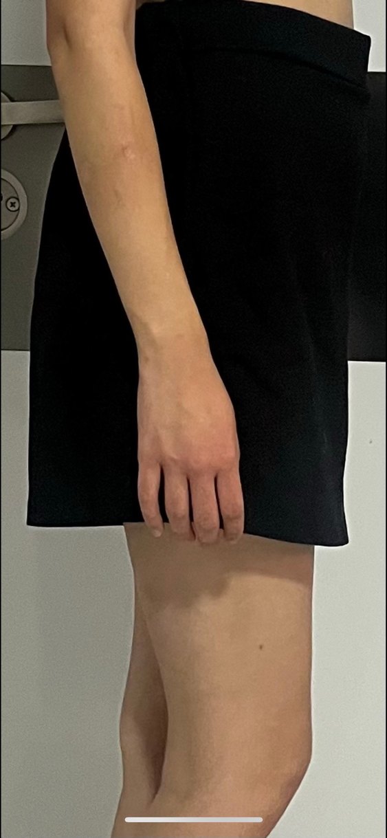 Siyah Süet Mini şort Etek - Görsel 2