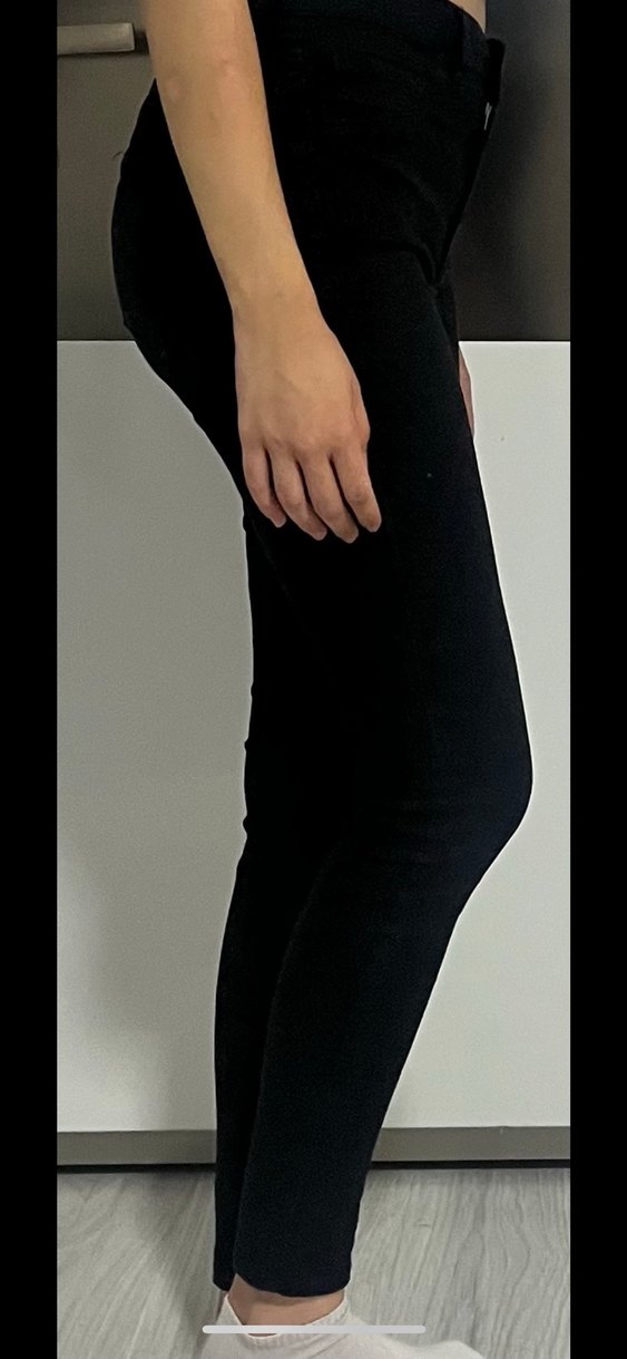 KOTON Siyah Dar Kesim Midi Kadın Kot Pantolon - Görsel 2