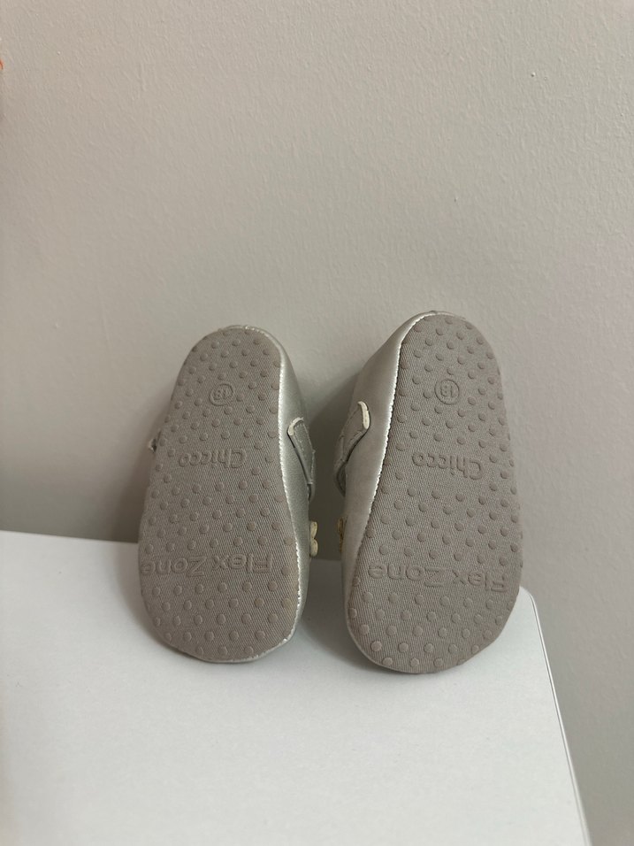 Kız Çocuk çiçek Nakışlı Babet Ayakkabı - Görsel 3