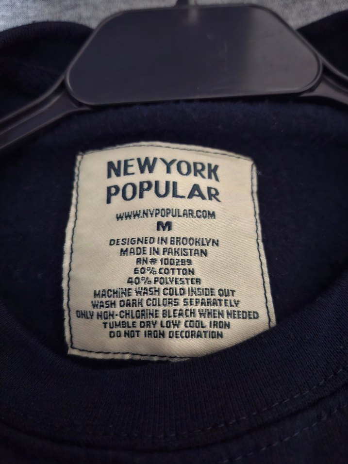 Lacivert Baskılı Kadın Sweatshirt - Görsel 3