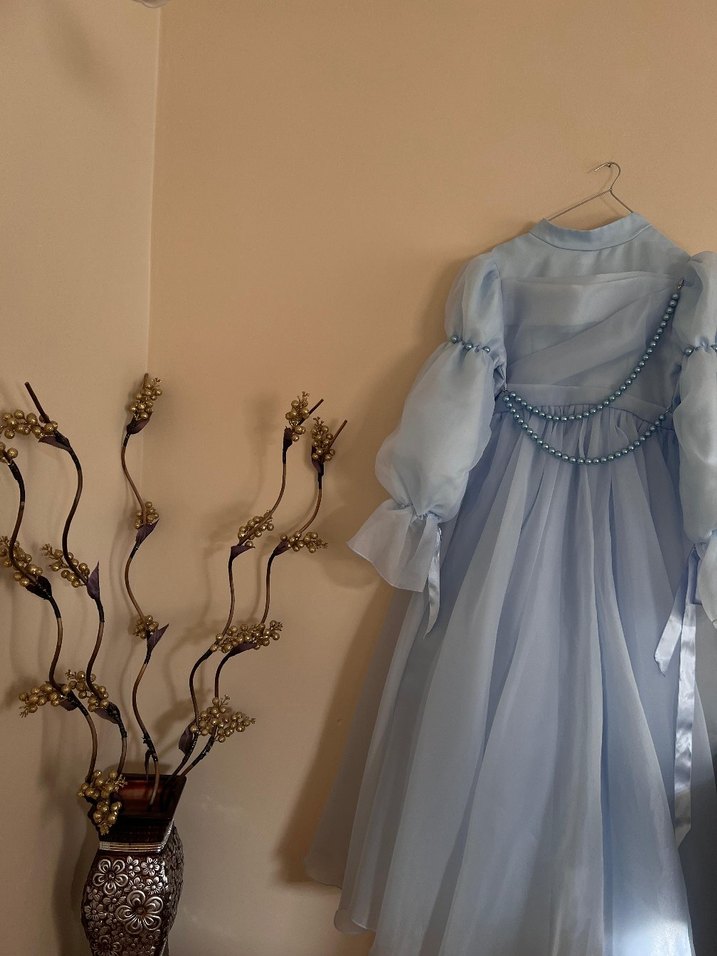 Merve öden incili prenses model abiye - Görsel 4