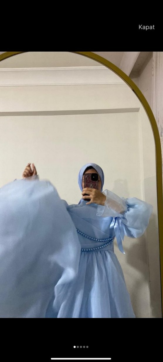 Merve öden incili prenses model abiye - Görsel 2