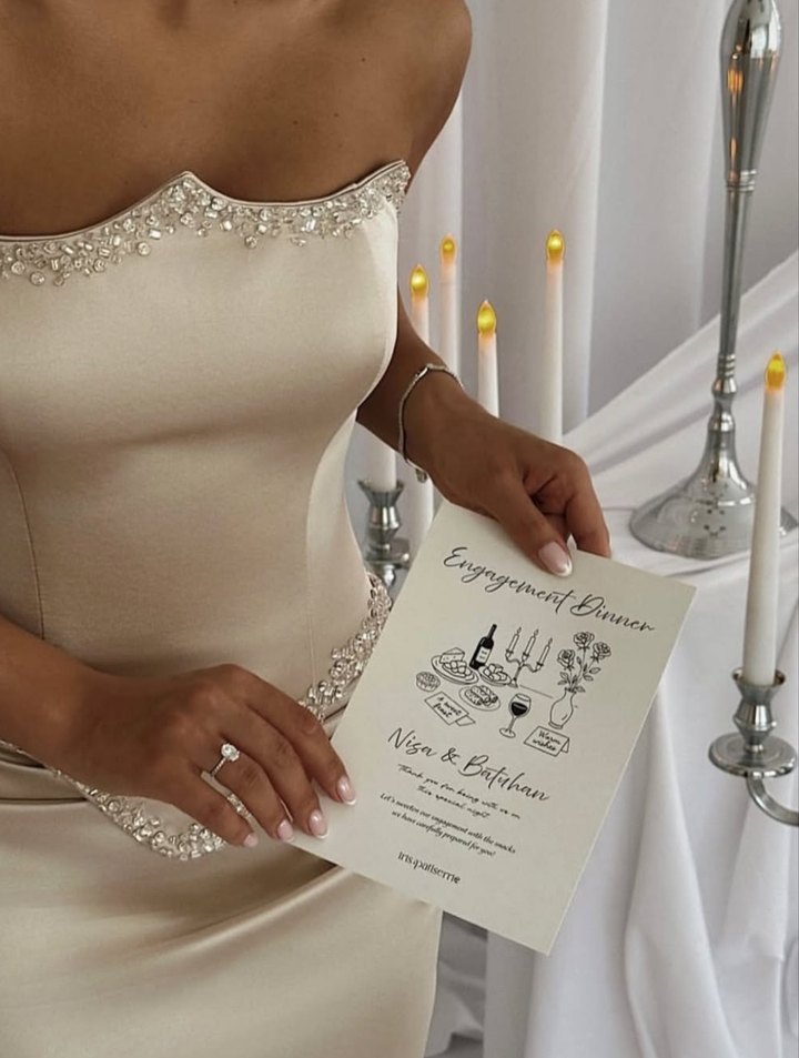 ÖZEL TASARIM KİŞİYE ÖZEL DİKİM ZEYNEP BRİDAL TASARIM NİŞAN ABİYE - Görsel 3