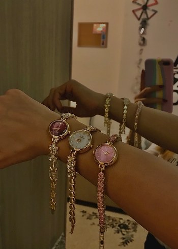 Boncuklu Renkli Bohem Kadın Saatleri - Görsel 2