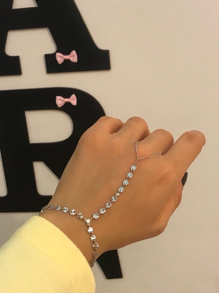 Kadın Zincirli Minimalist El Aksesuarı - Görsel 2