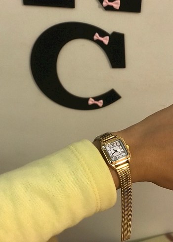 Klasik Zarif Altın Kadın Kol Saati - Görsel 2