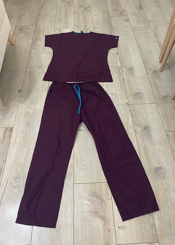 Bordo Erkek Kısa Kollu Rahat Pijama Takımı