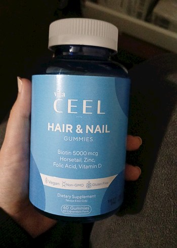 Vita Ceel Saç ve Tırnak Gummies 60'lı - Görsel 2