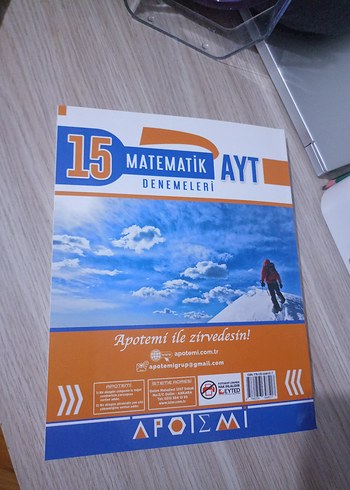  APOTEMİ 15Lİ AYT MATEMATİK BRAN DENEMESİ SIFIR DURUMDA