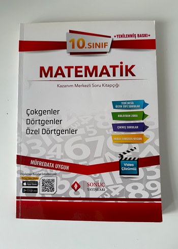Sonuç Yayınları 10. Sınıf Matematik Soru Bankası
