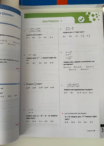 Beden ÇAP YAYINLARI Matematik Konu Anlatımlı Soru Bankası Seti