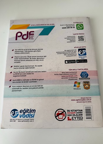 Beden Eğitim Vadisi 10. Sınıf Fizik Konu Kavrama Testleri Kitabı