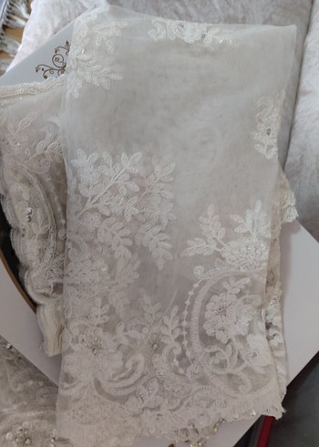 Fransız gupur işlemeli dantelli sofra takımı 12 kişilik - Görsel 3