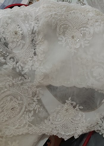 Fransız gupur işlemeli dantelli sofra takımı 12 kişilik - Görsel 5