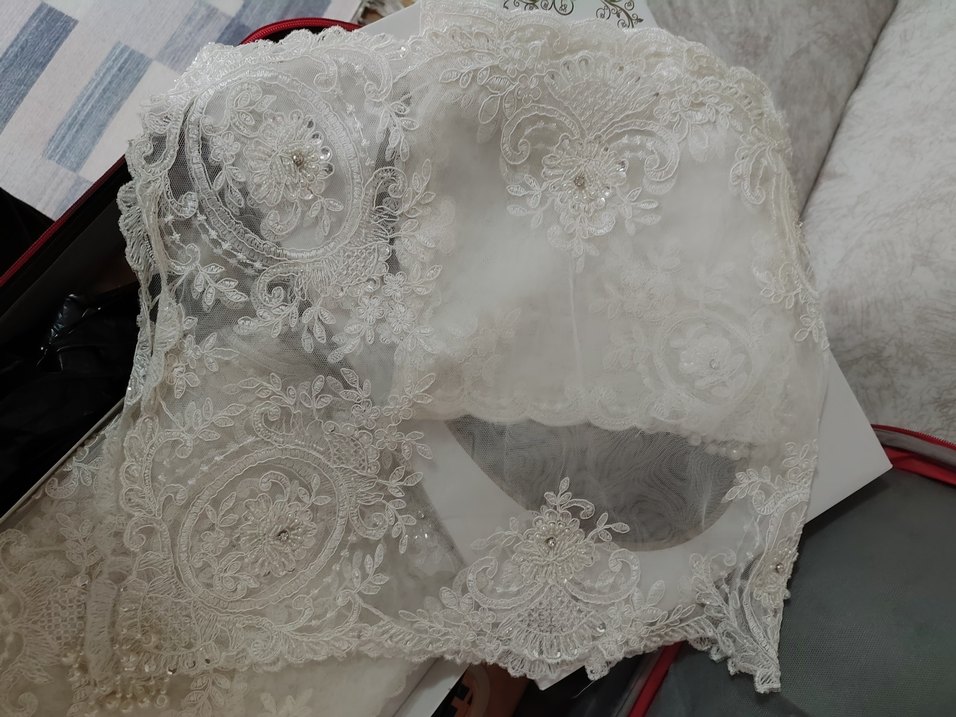 Fransız gupur işlemeli dantelli sofra takımı 12 kişilik - Görsel 5