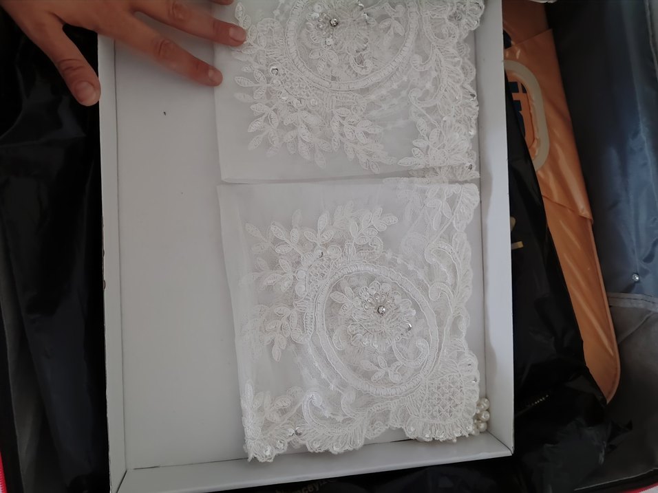 Fransız gupur işlemeli dantelli sofra takımı 12 kişilik - Görsel 2