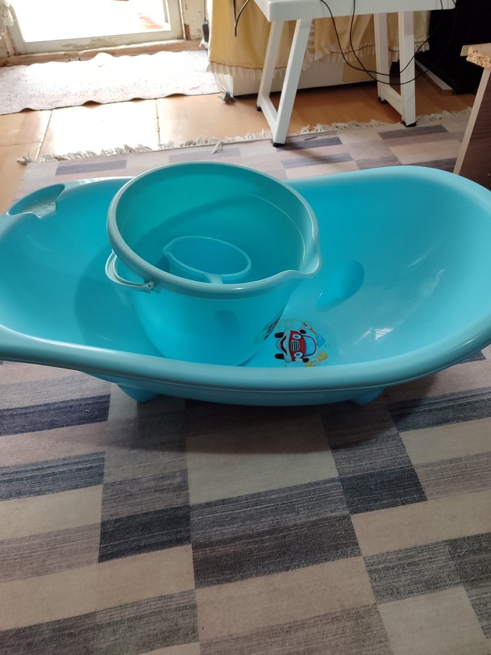 Bebek Küveti ve Su Kovası Seti - Görsel 2