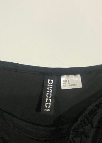 H&M Siyah Mini Elbise Dantel Detaylı Siyah İnce Askılı Mini