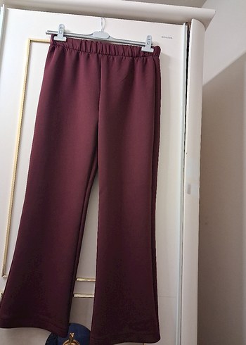 Diğer Bordo Midi Kuşaklı Hamile Ceketi