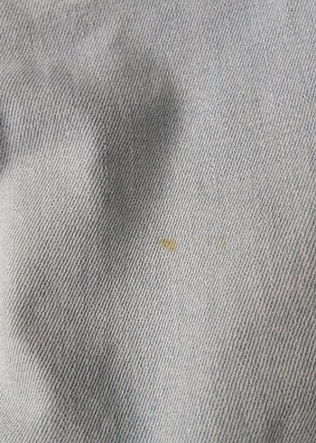 Gri Düğmeli Kadın Midi Denim Pantolon - Görsel 5