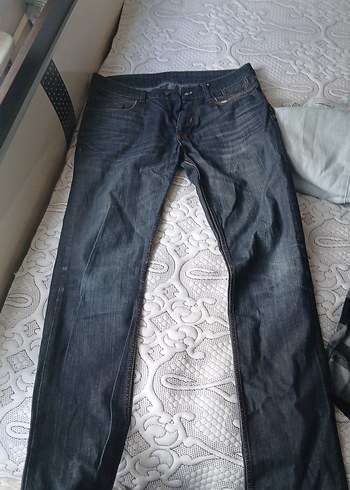 Düğmeli Kadın Kot Pantolon - Görsel 2