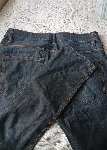 Düğmeli Kadın Kot Pantolon - Görsel 5