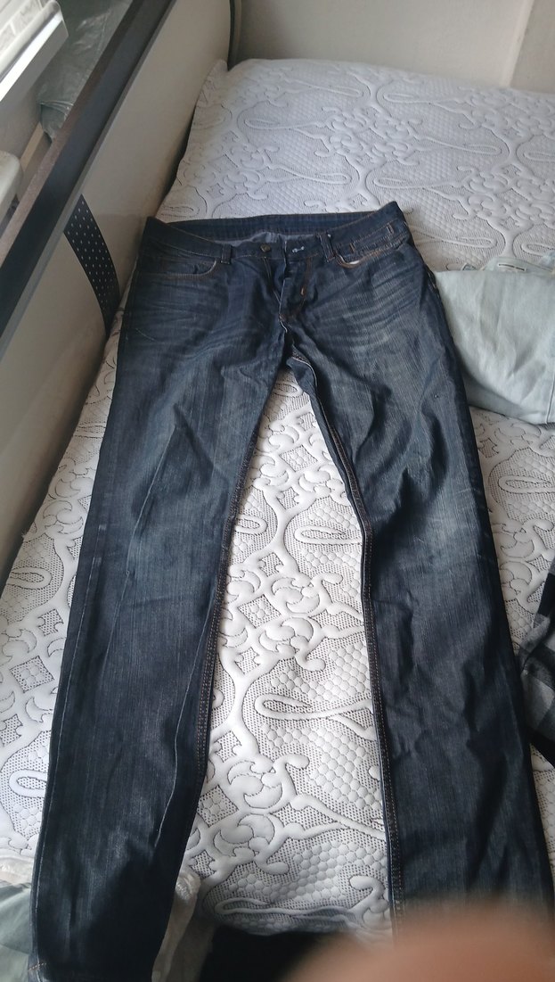 Düğmeli Kadın Kot Pantolon - Görsel 2