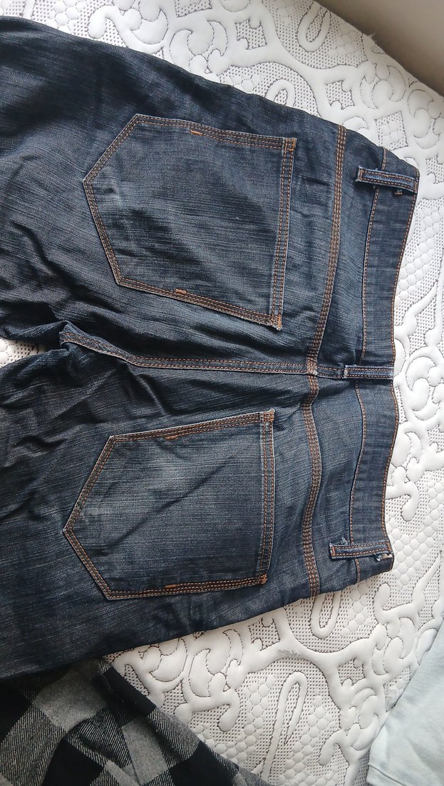 Düğmeli Kadın Kot Pantolon - Görsel 4