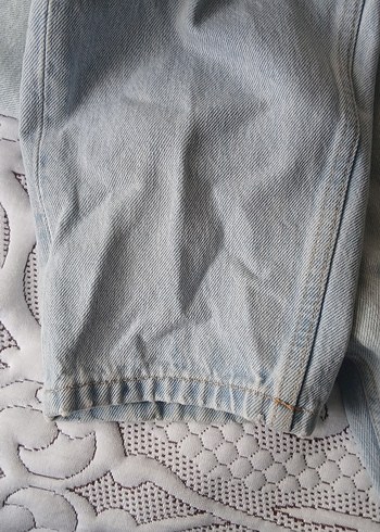 Gri Rahat Kesim Kadın Denim Pantolon - Görsel 4