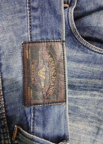 Erkek Mavi Bağlamalı Düğmeli Bol Kesim Kot - Görsel 6