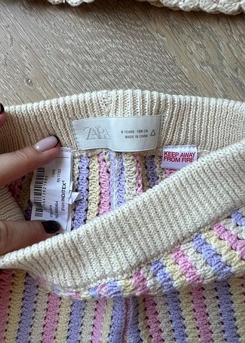 Zara renkli çizgili takım - Görsel 3