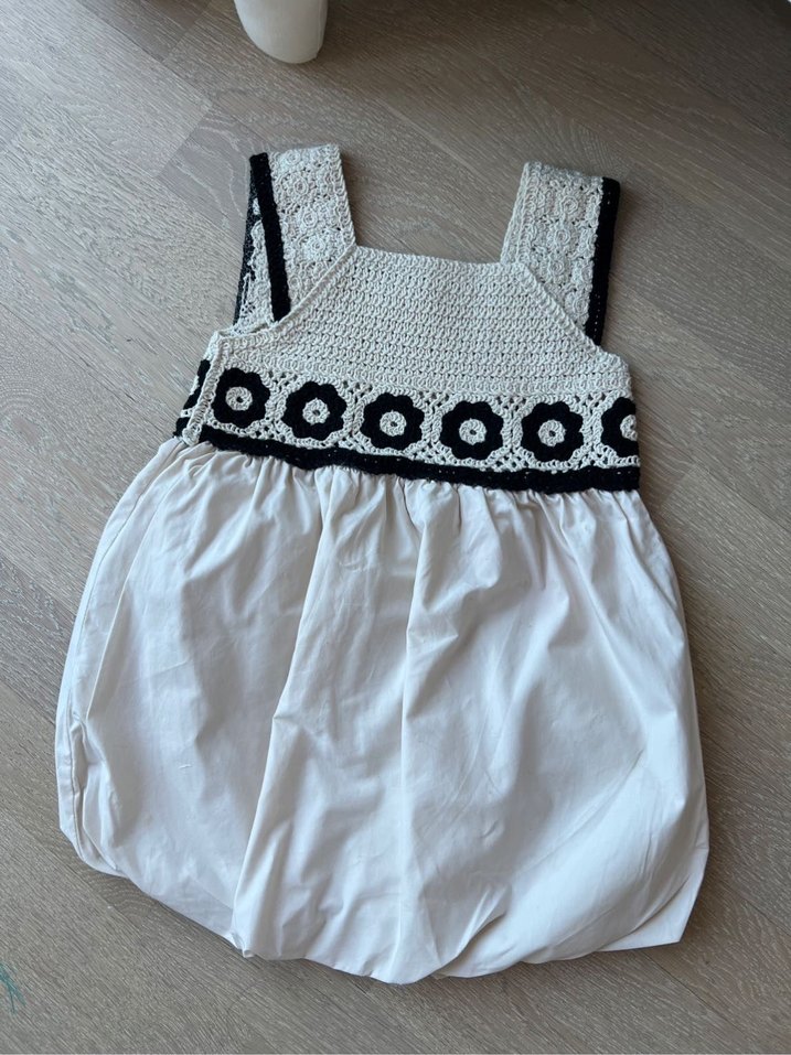 Zara kroşe detaylı balon elbisesi - Görsel 2