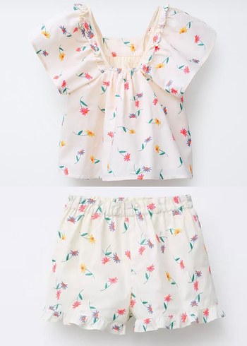 Zara çiçekli takım - Görsel 2