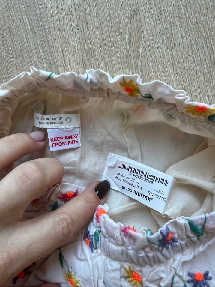 Zara çiçekli takım - Görsel 3