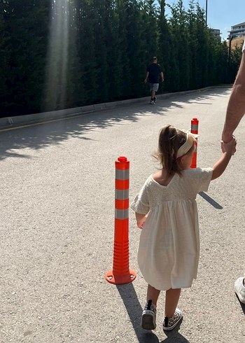 Zara krem elbise - Görsel 6