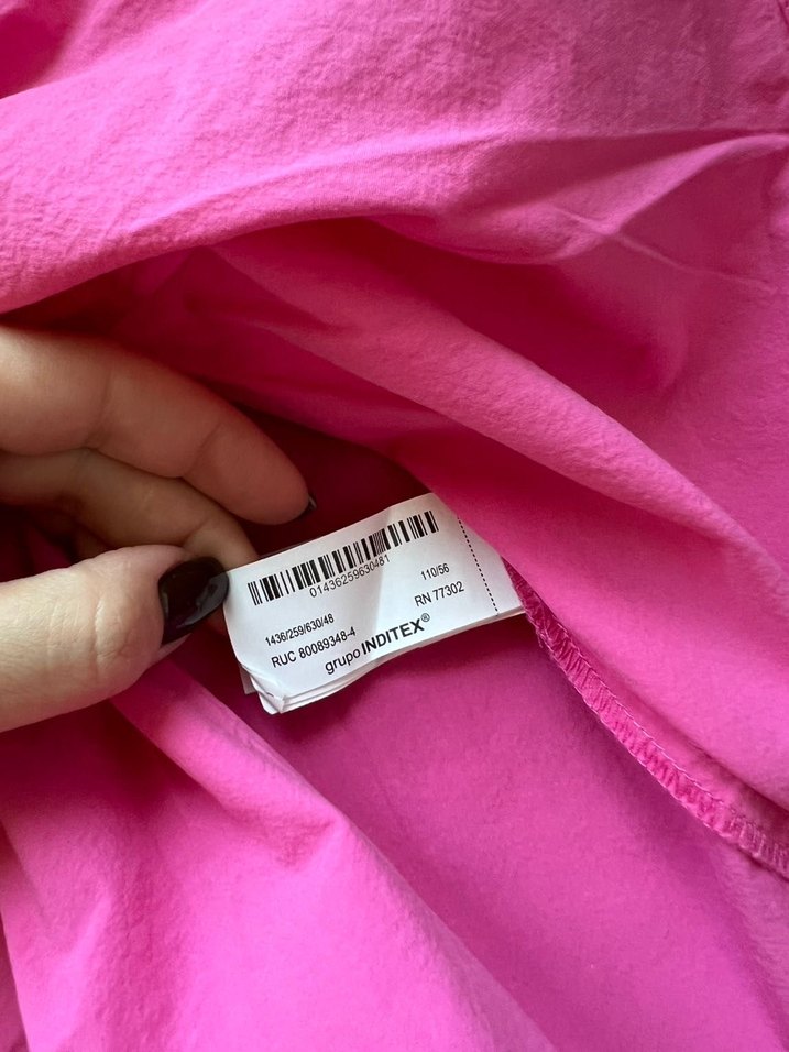 Zara pembe fiyonk detaylı takımı - Görsel 5