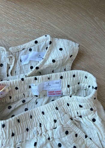 Zara puantiyeli üst alt takım - Görsel 3