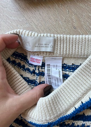 Zara mavi triko takımı - Görsel 7