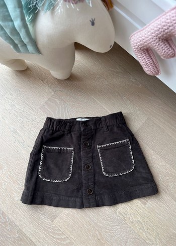 Zara kadife cepli etek - Görsel 3