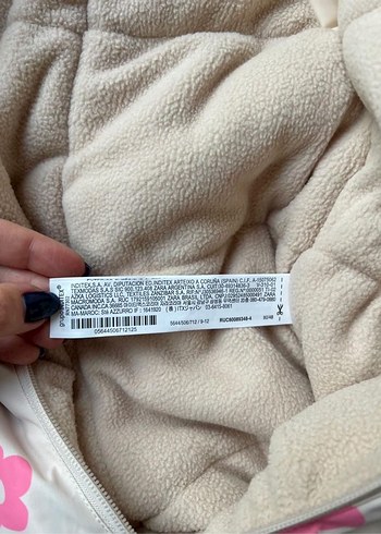 Zara çiçekli kar tulumu - Görsel 5