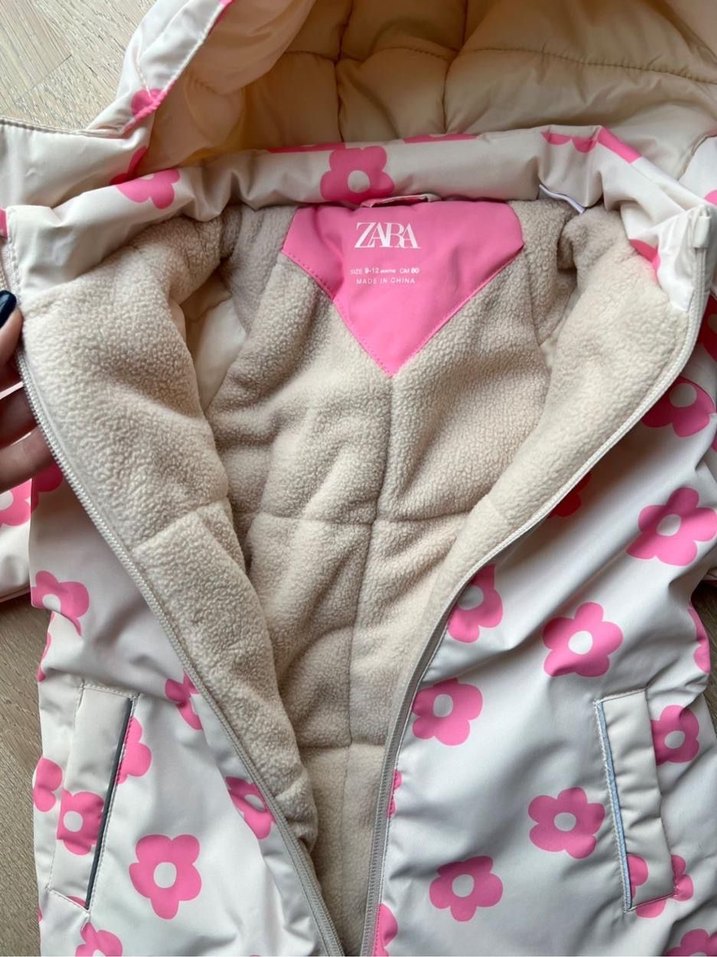 Zara çiçekli kar tulumu - Görsel 3